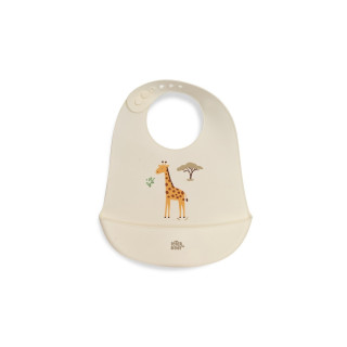 Babete de Silicone com Bolso Savana Girafa Interbaby 621100007
