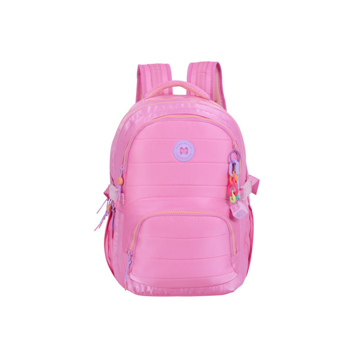 Mochila Escolar Acolchoada Rosa Marshmallow Puffy Pink 66132