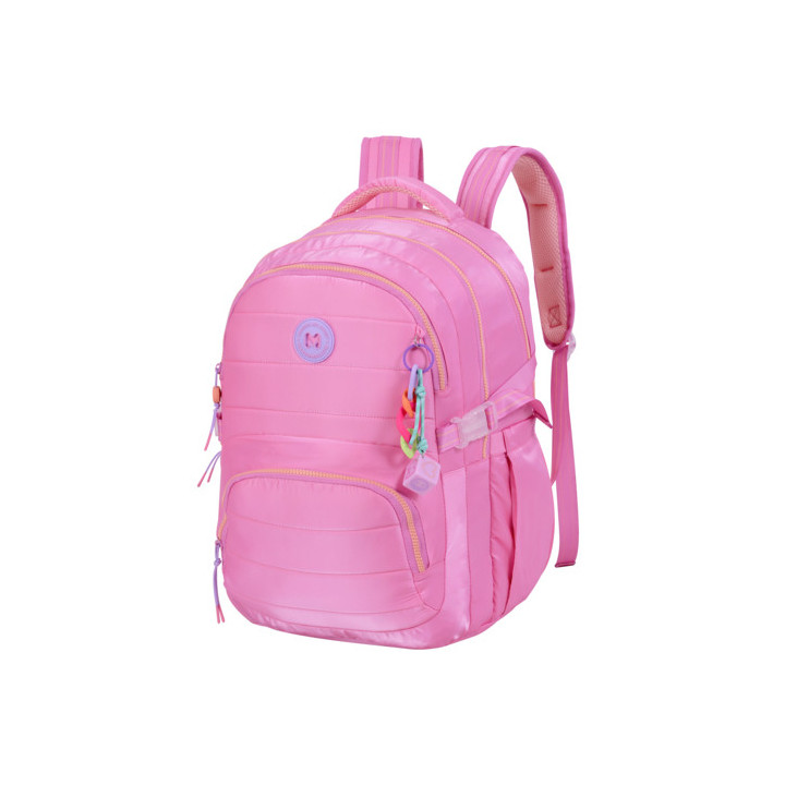 Mochila Escolar Acolchoada Rosa Marshmallow Puffy Pink 66132