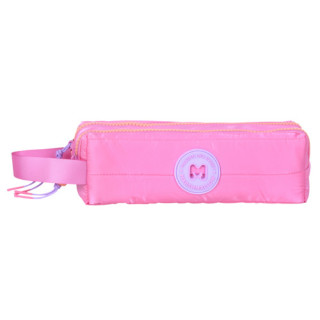 Estojo Escolar Duplo Acolchoado Rosa Marshmallow Puffy Pink 66131