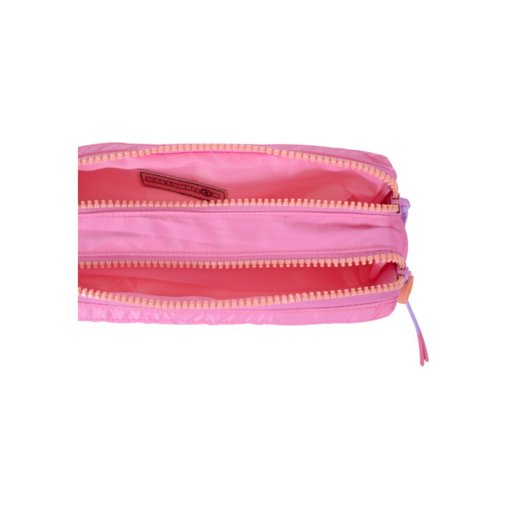 Estojo Escolar Duplo Acolchoado Rosa Marshmallow Puffy Pink 66131