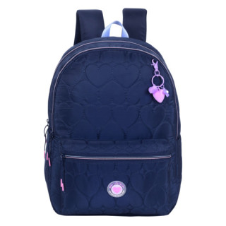 Mochila Escolar Azul Marinho Marshmallow Heartsy 66107