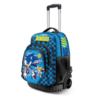 Mochila Escolar com Rodas Sonic Go-FAN GTS Trolley 09406