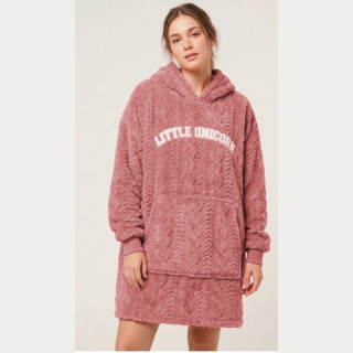 Bata manta de inverno Coralina mulher Little Unicorn DF05
