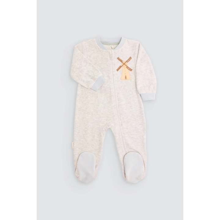 Pijama Macacão de Inverno Interlock para Bebé Ysabel Mora 25640