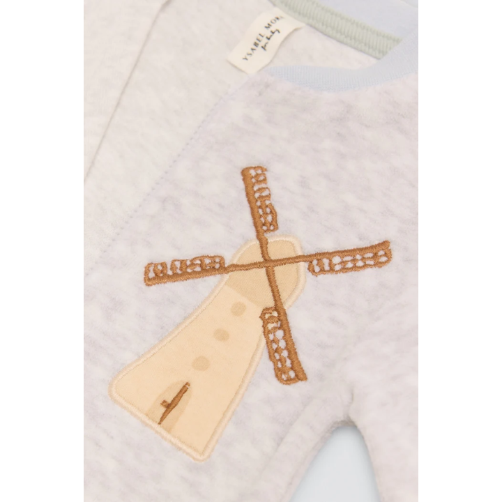Pijama Macacão de Inverno Interlock para Bebé Ysabel Mora 25640