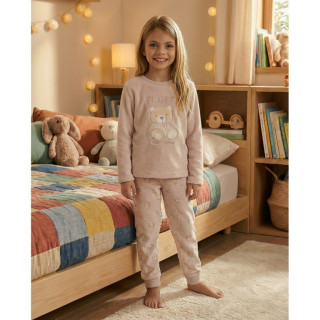 Pijama Infantil de Inverno para Menina em Veludo Waterlemon 8213