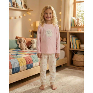 Pijama Infantil de Inverno para Menina em Veludo Waterlemon 8214