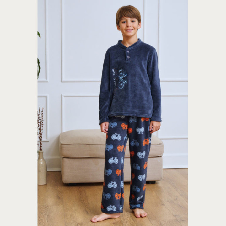 Pijama Infantil de Inverno para Menino em Coralina Muslher 263616