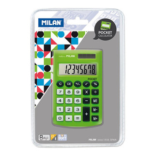 Calculadora de Bolso Milan Pocket Verde 150908GBL