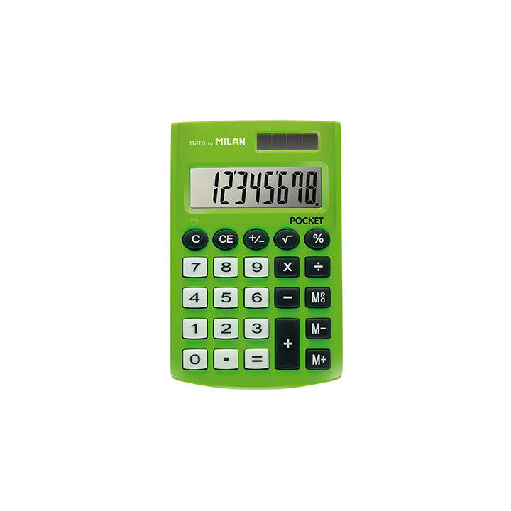 Calculadora de Bolso Milan Pocket Verde 150908GBL