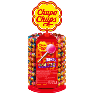 Roda Expositora Chupa Chups The Best Of 200 Unidades