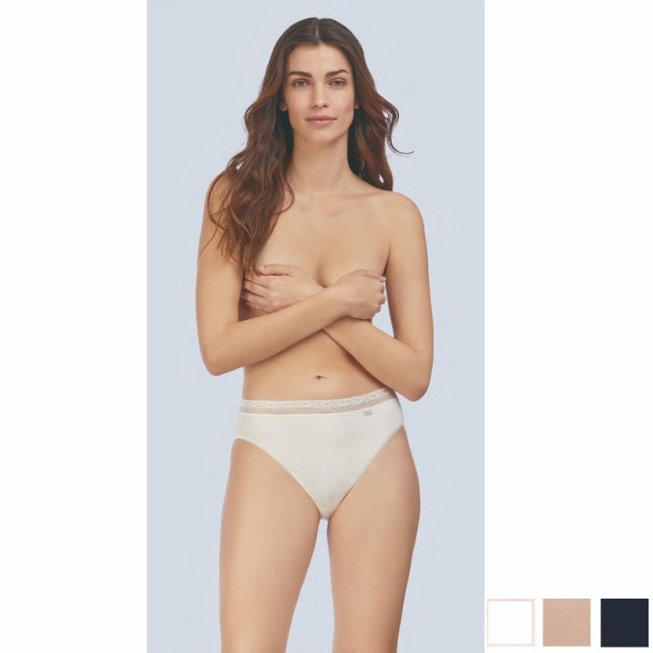 Avet Mini-calcinhas femininas sem costuras com renda