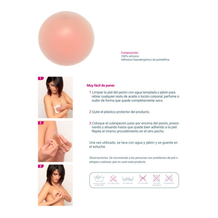 SPI Fashion Cobertura de bicos em silicone 6cm
