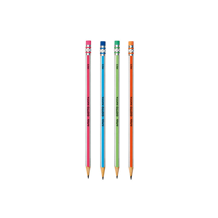 Giotto Lápis Grafite Com Borracha Nº2HB Matita 233200