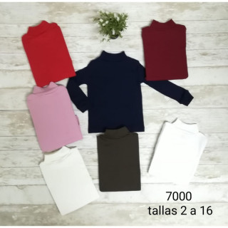 Camisola Criança Meia Gola Babidu Confortável para Uso Diário