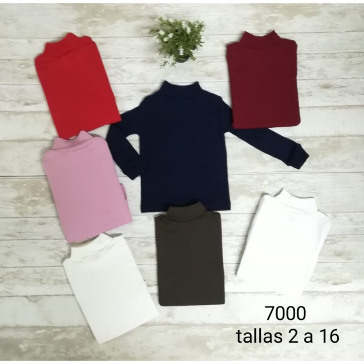 Camisola Criança Meia Gola Babidu Confortável para Uso Diário