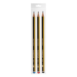 Lápis Grafite Staedtler Noris Nº2 HB Pack 3 Unidades