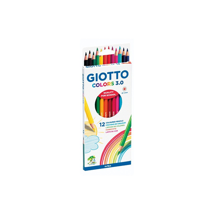 Lápis de Cor Giotto Colors 3.0 12 Cores F276600
