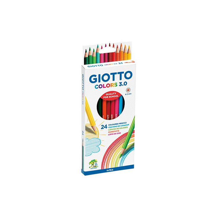 Lápis de Cor Giotto Colors 3.0 24 Cores F276700
