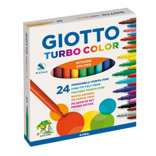 Marcadores Giotto Turbo Color 24 Cores 417000