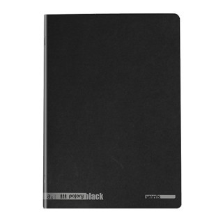 Caderno Agrafado Fegol Capa Preta A4 Pautado 80 Folhas