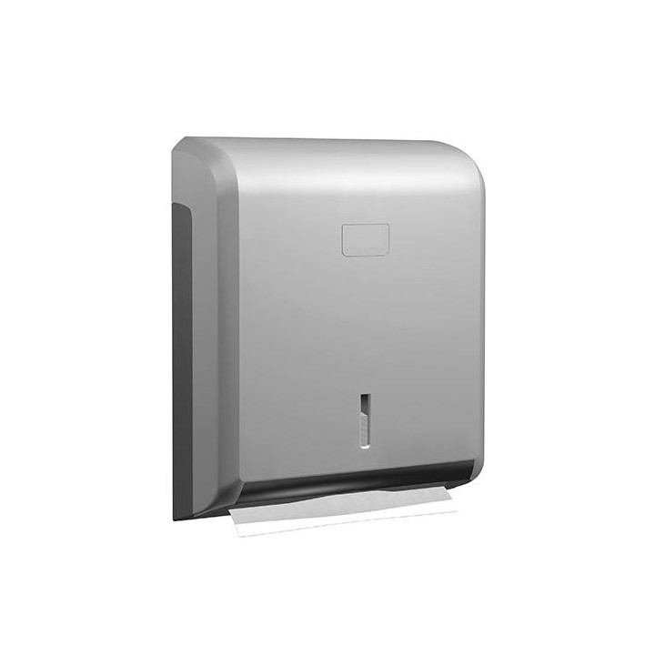 Dispensador de Toalhas de Mãs ABS Prata Hi-Set Luxe