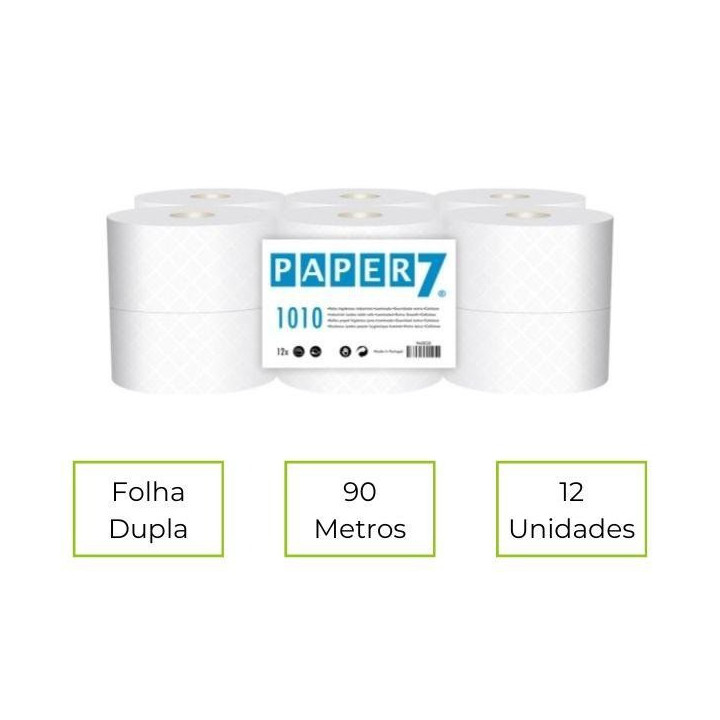 Rolo Jumbo Pasta 2F 90m 12 unidades