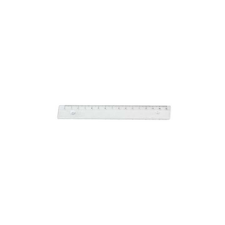 OEM Régua Plástico 15cm cristal