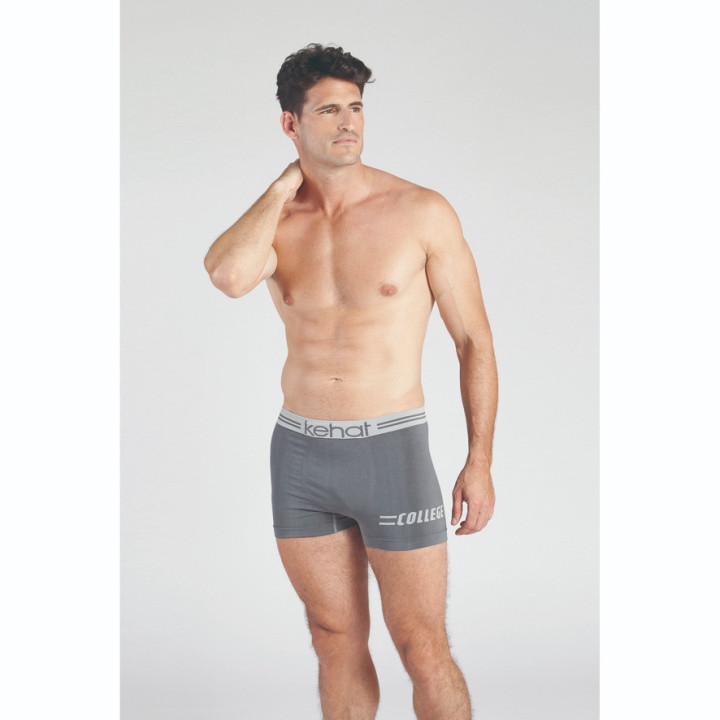 Boxer Algodon sem Costuras Homem M - 6 unidades - Kehat - KEH-557/1