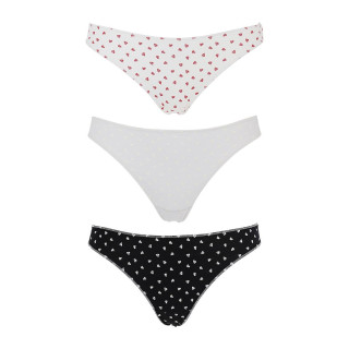 Tanga de algodão Pack de 3 unidades Cotonella 3489