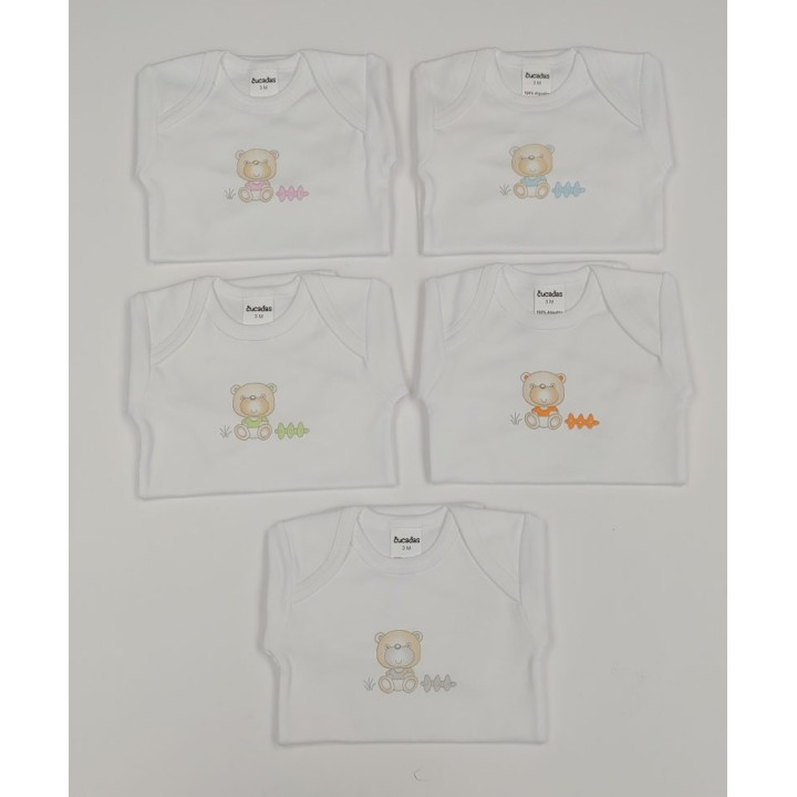 Cucadas Body manga comprida - Pack 6 unidades - CU-CU192005