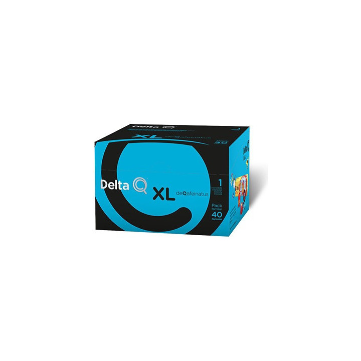 Café Cápsulas Delta Q deQafeinatus Pack XL 40 und