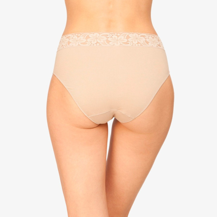 Cueca Midi de Algodão com Renda Avet 32700