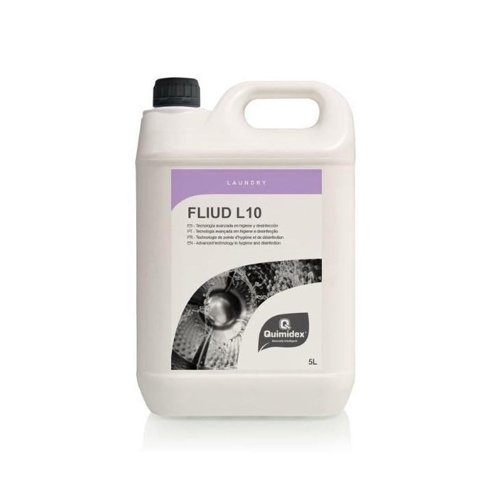 Detergente Líquido Roupa Quimidex FLUID L10 5L Pack 2 | Sabão Natural