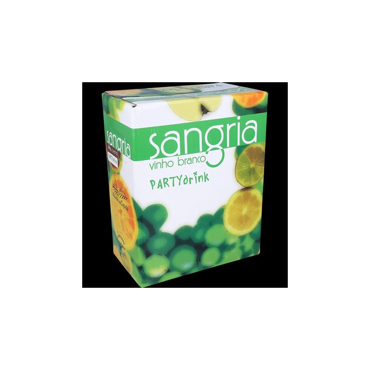 Party Drunk Sangria Branco Bag In Box 3L Fresca e Aromática