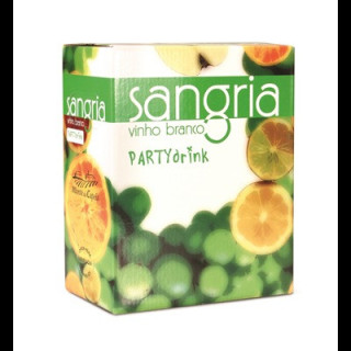Sangria Branco Party Drunk Bag In Box 10Lt