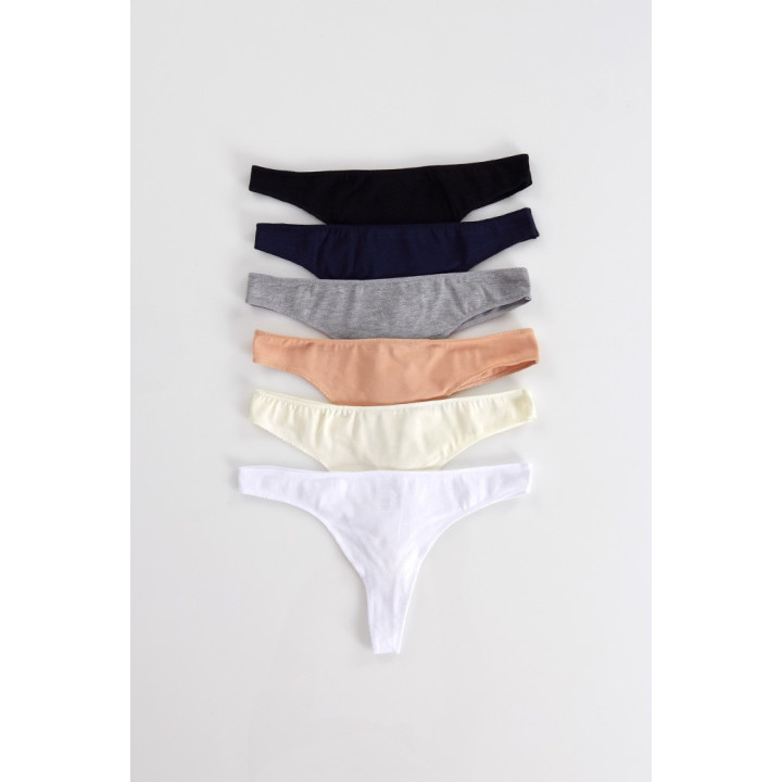 Tanga Fio Dental Senhora - Pack 12 Unidades - Fiil Fashionwear OEM-016826