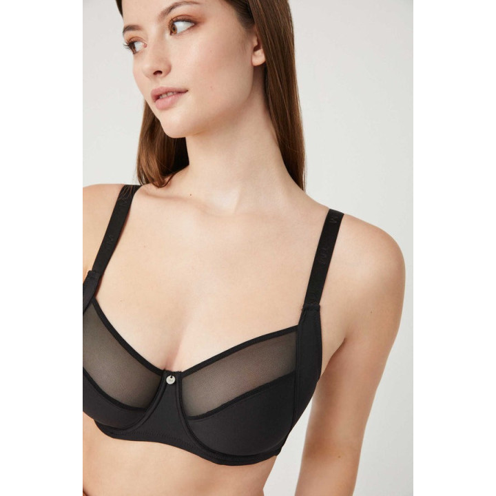 Sujetador con aros Essentials Ysabel Mora copa D 10027