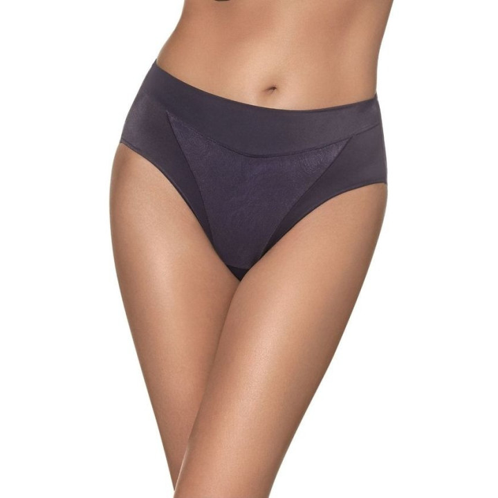 Selene Violeta Cueca cintura alta jacquard | controlo leve