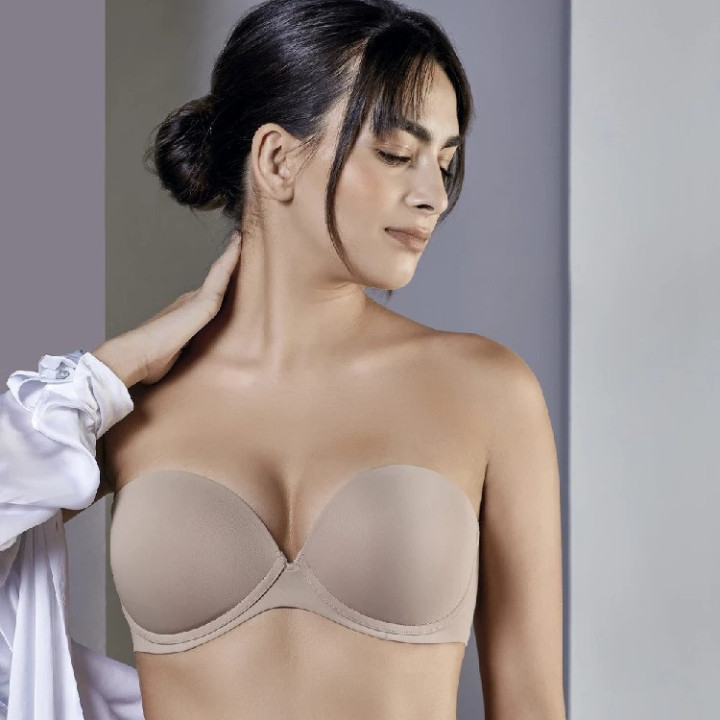 Selene Tania Soutien sem alças básico Push-Up Copa B