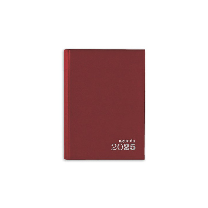 Agenda 2025 Diária secretária Ambar Classic 147x210mm Vermelha