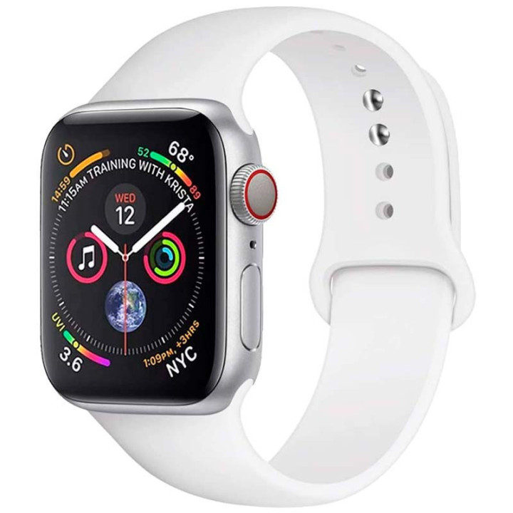 Pulseira de Silicone compatível com Apple Watch 42/44/45/49mm