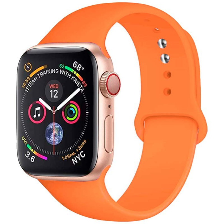 Pulseira de Silicone compatível com Apple Watch 42/44/45/49mm