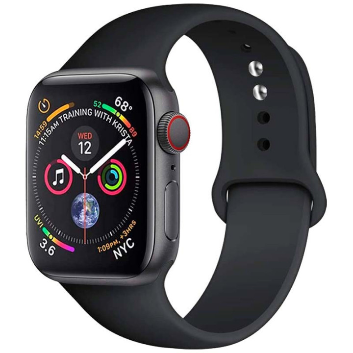 Pulseira de Silicone compatível com Apple Watch 42/44/45/49mm