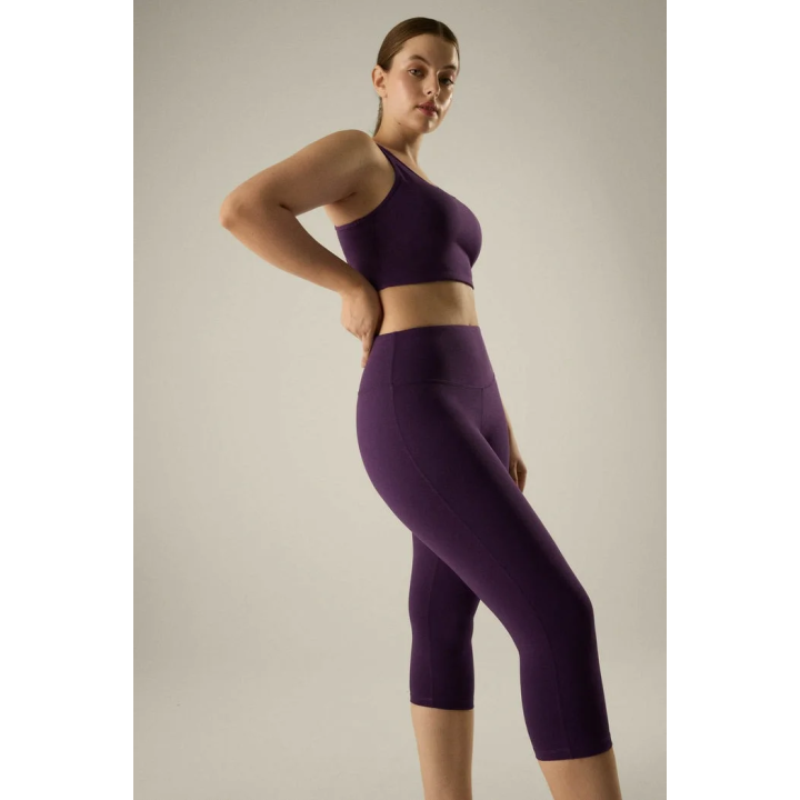 Leggings de sport Capri ventre plat violet Ysabel Mora - YSM-70803