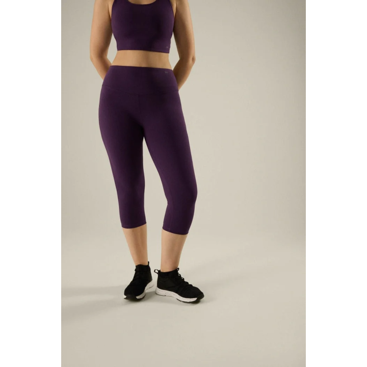 Leggings deportivo capri vientre plano violeta Ysabel Mora - YSM-70803