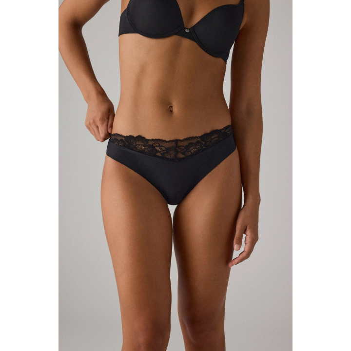 Laser mini panties with lace top Ysabel Mora - YSM-19038