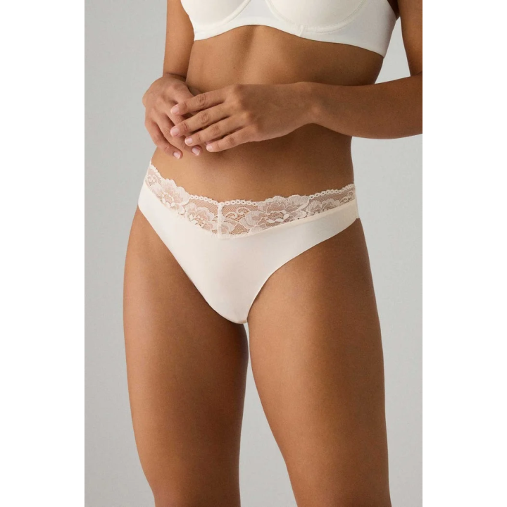 Laser mini panties with lace top Ysabel Mora - YSM-19038