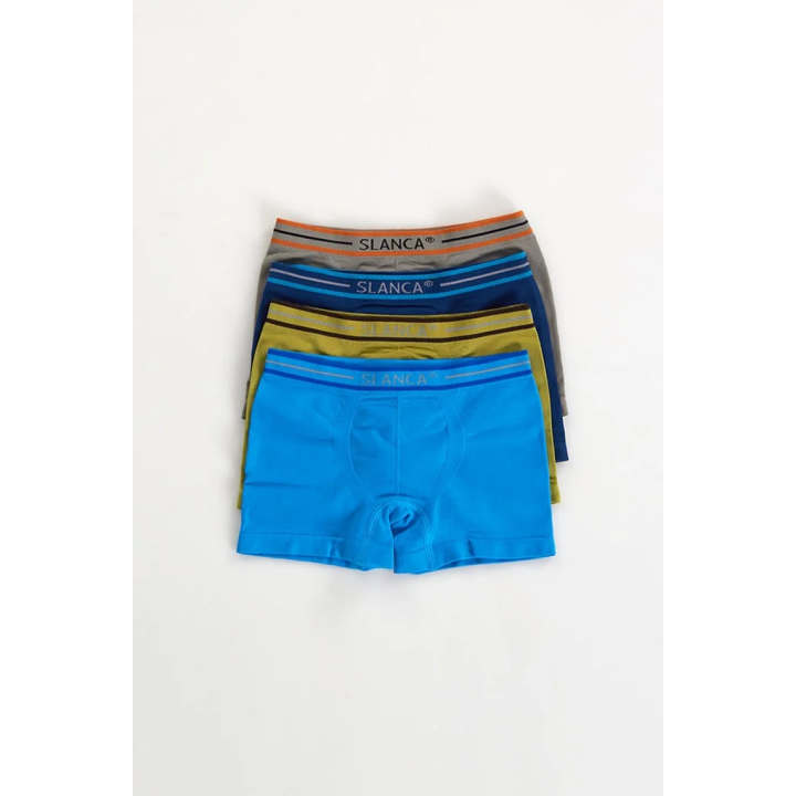 Boxer menino microfibra sem costuras Pack 12 Slanca
